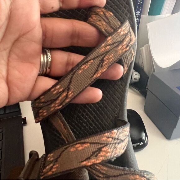 Chaco Z2 Yampa Blossom Sport Sandals Brown Women's Size 10/41 - Picture 4 of 12